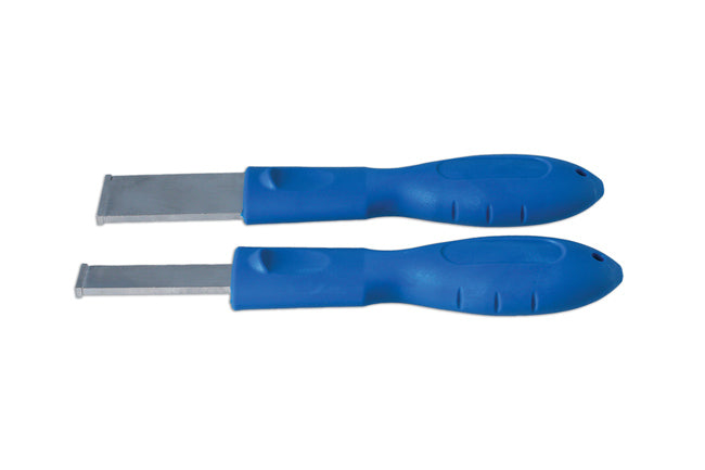 LASER 8107 Tungsten Carbide Scraper Set 2pc 16mm 32mm Blades Composite Handle