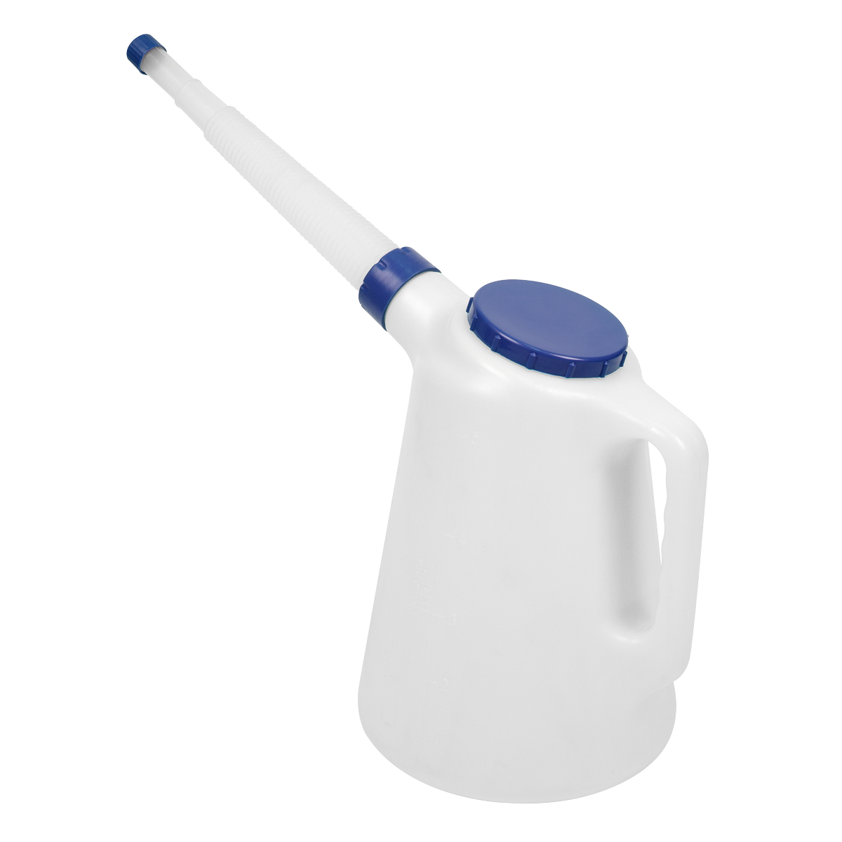 Sealey 5 Litres Oil Container With Blue Lid & Flexible Spout Polyethylene JDL5B