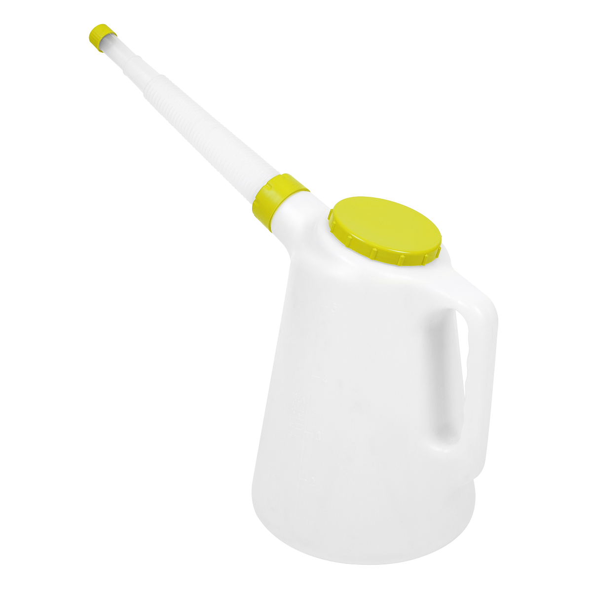 Sealey Litres Oil Container With Lime Lid & Flexible Spout 5L Polyethylene JDL5L