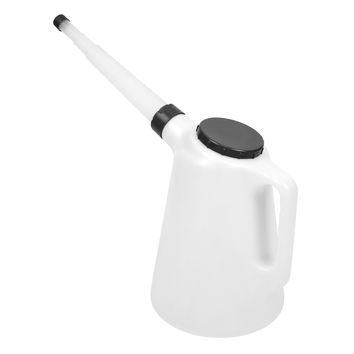 Sealey Oil Containers With Lid & Flexible Spouts 5L 5 Litres - Set of 5 JDL5SET