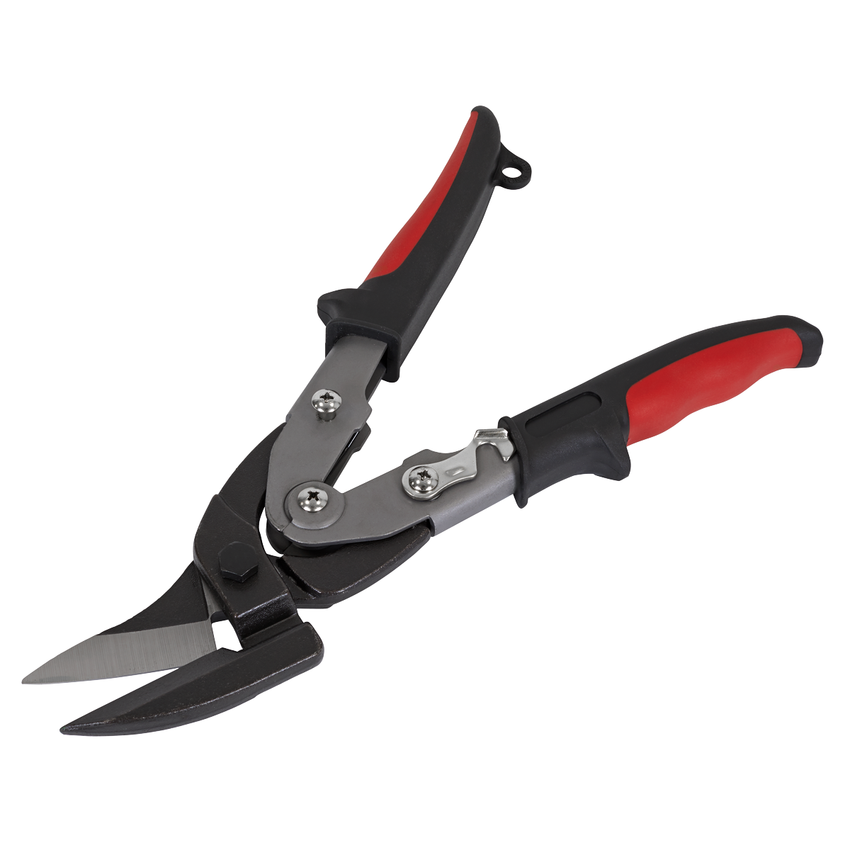 Sealey Offset Tin Snips Drop Forged Chrome Molybdenum Steel 280mm AK6915