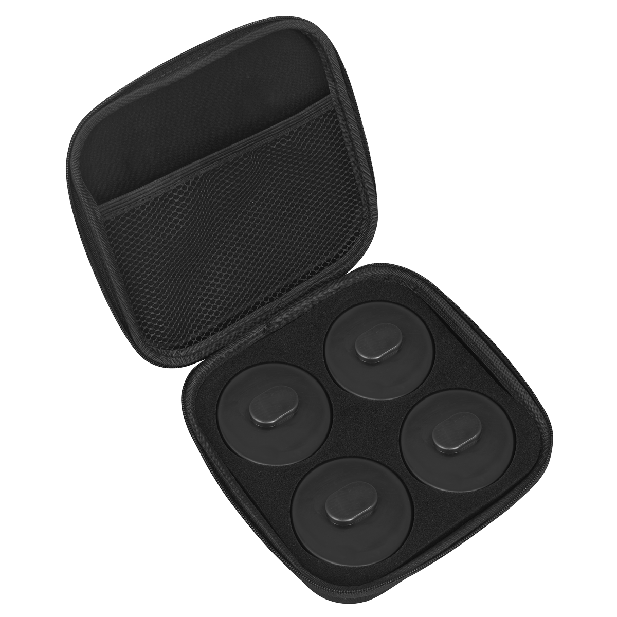 Sealey Jacking Pad Set Durable Rubber Prevents Vehicle Damage Fits Porsche JP27