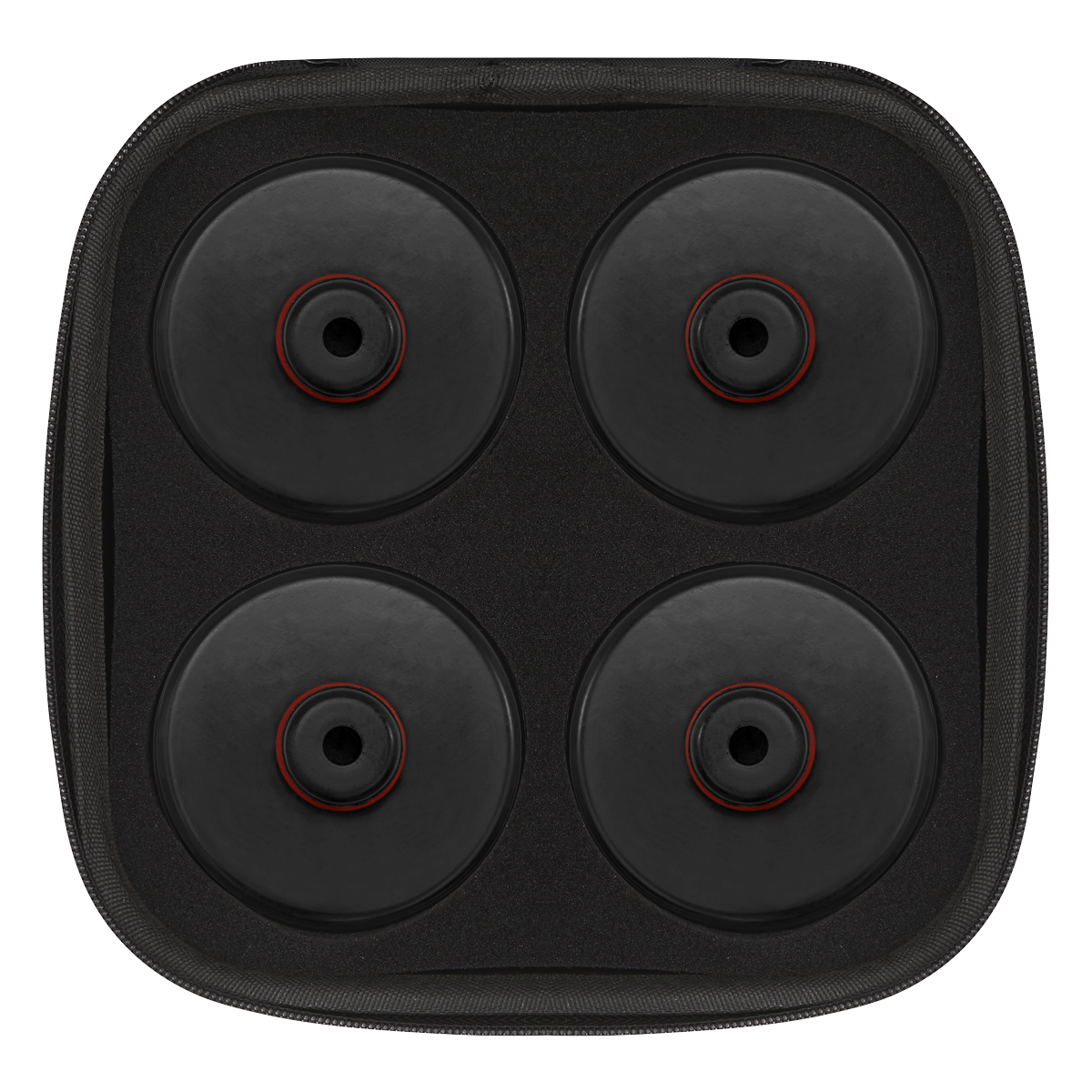 Sealey Fits Tesla Jacking Pad Set From Rubber For Models S & X - Black JPT4