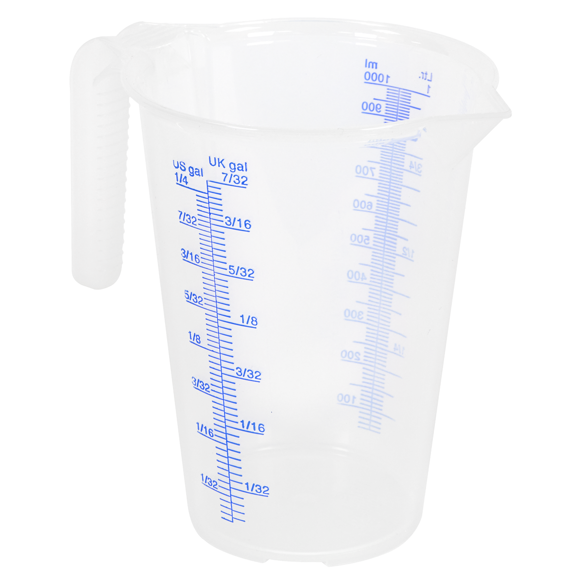 Sealey Measuring Jug Easy-to-Read Scale Translucent Polypropylene 1 Litre JT1000