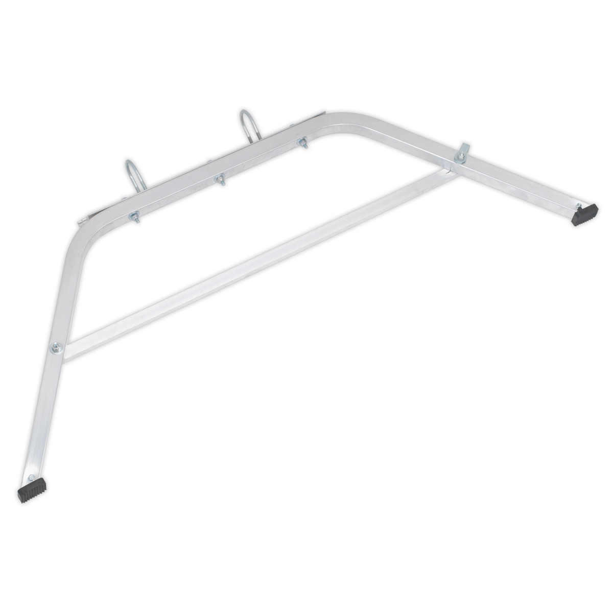 Sealey Ladder Stand Off 360mm Aluminium 1000mm Span Width Rubber Feet LAD002