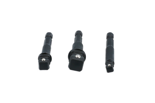 LASER 8149 Power Extension Set 1/4 3/8 1/2" Inch Drive With Wobble Function