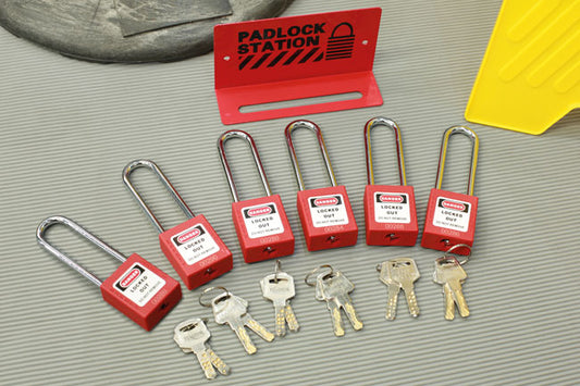 LASER 8151 Lockout Tagout Padlock Station Kit For EV Hybrid Vehicle Safety