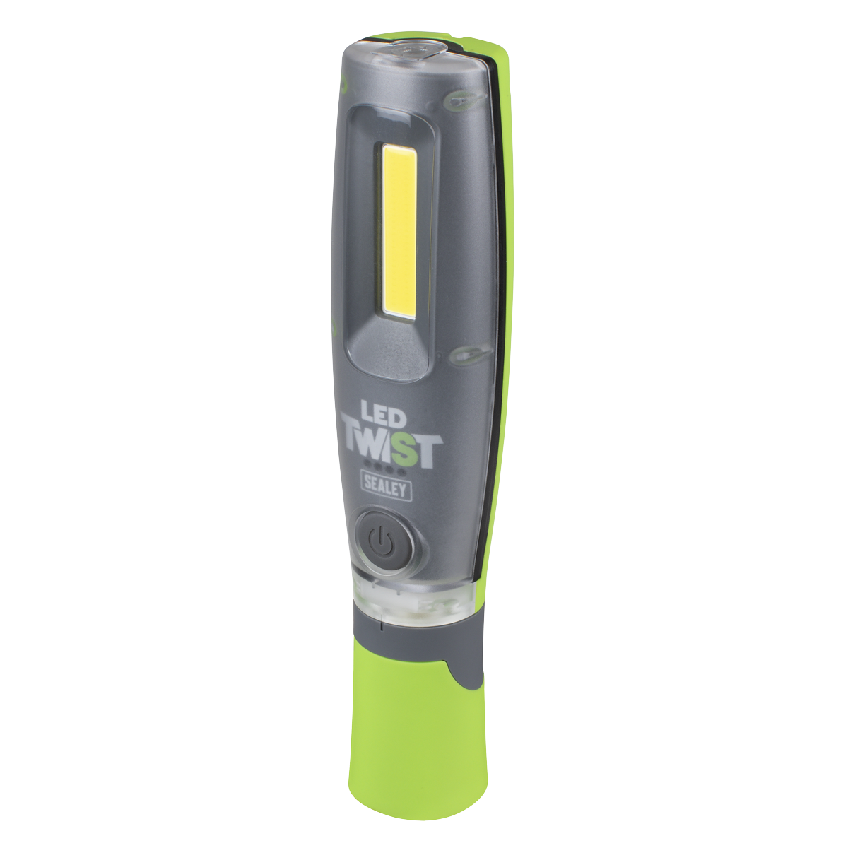 Sealey LED Twist Rechargeable Inspection Light Green 16W COB & 1W SMD LED2001G