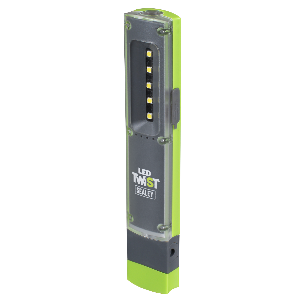 Sealey LED Twist Rechargeable Inspection Light 1W & 1W SMD Robust LED201G