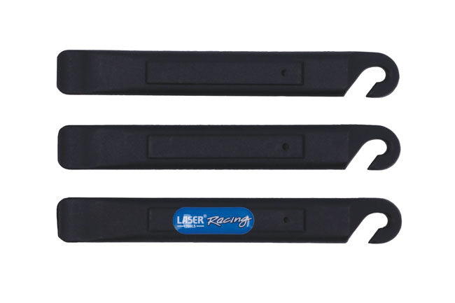 LASER 8164 LTR Tyre Lever Set 3 Pieces Lightweight Compact Nylon Fibreglass