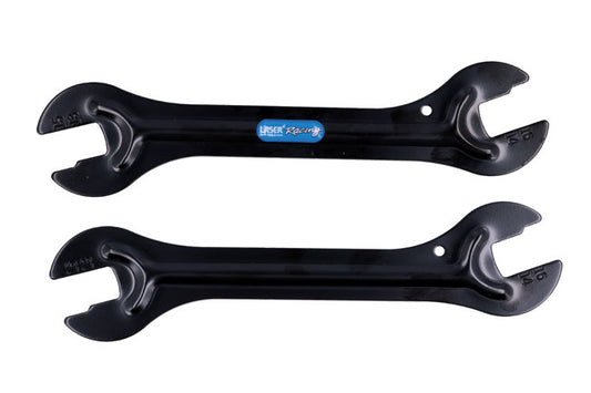 LASER 8171 LTR Hub Cone Spanner Set 2 Pieces For Bicycle Wheel Bearing 13-17mm
