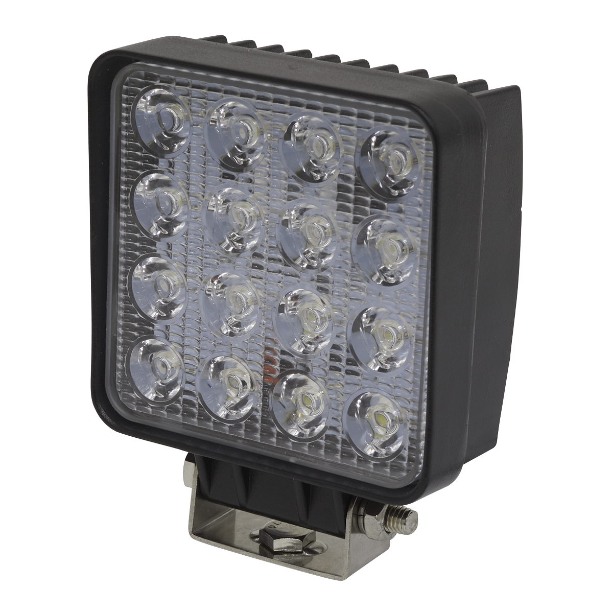 Sealey 48W SMD LED Square Worklight With Mounting Bracket - Black LED5S