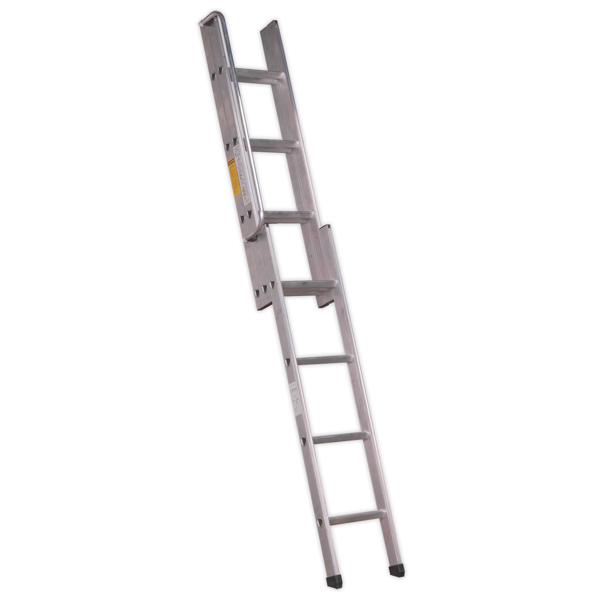 Sealey 3 Section Loft Ladder Aluminium 10 Steps 150kg Capacity 3m Height LFT03