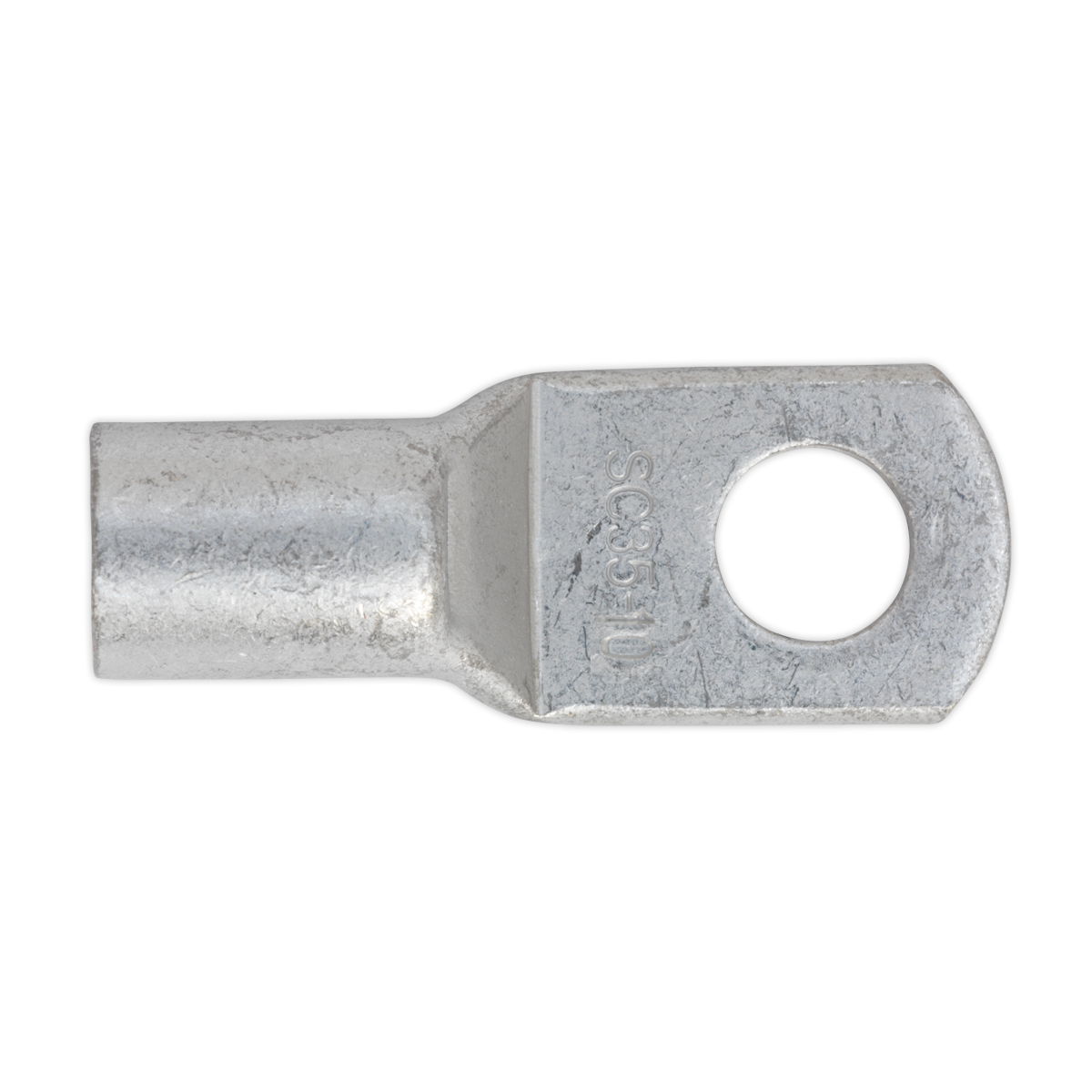Sealey Copper Lug Terminal With Inspection Hole 35mm x 10mm Pack of 10 LT3510