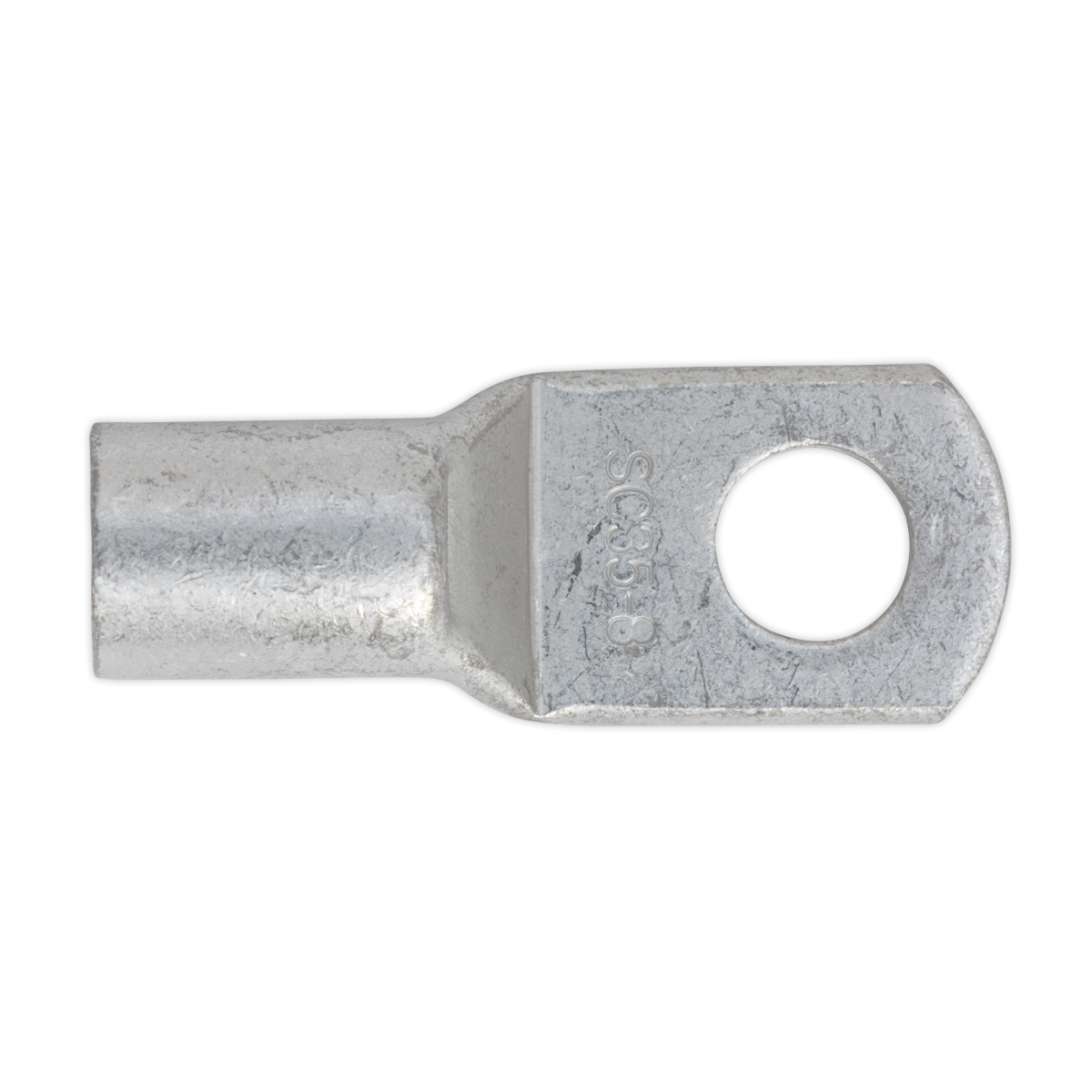 Sealey Tin-Plated Copper Lug Terminal With Inspection Hole 35mm x 8mm 10PK LT358
