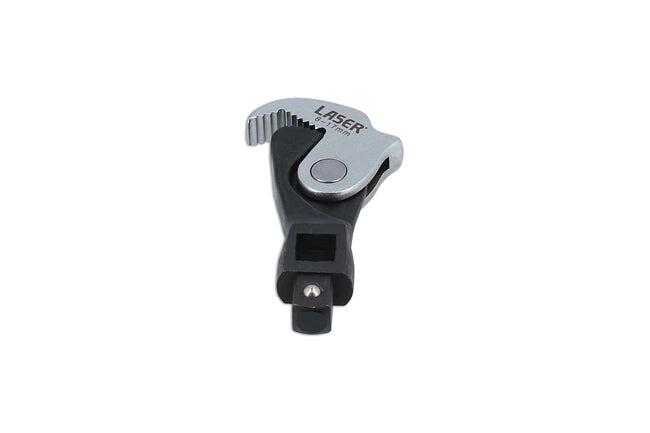 LASER 8215 Adjustable Wrench Head 8-17mm Chrome Vanadium Steel Serrated Grip
