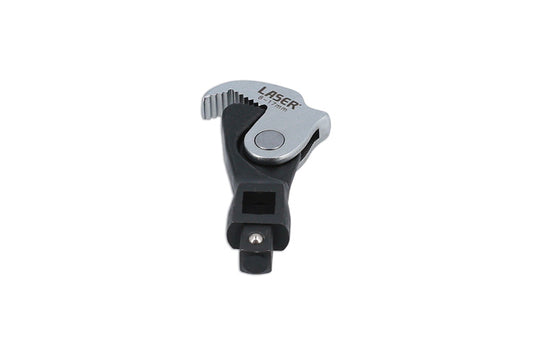 LASER 8215 Adjustable Wrench Head 8-17mm Chrome Vanadium Steel Serrated Grip
