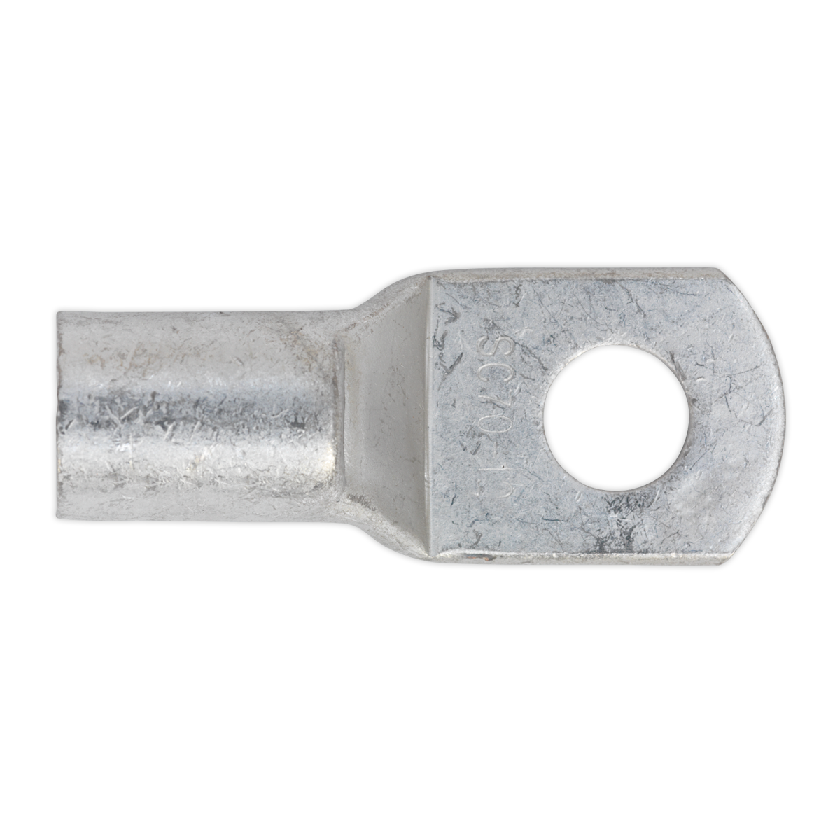 Sealey Tin-Plated Copper Lug Terminal Inspection Hole 70mm x 12mm 10PK LT7012
