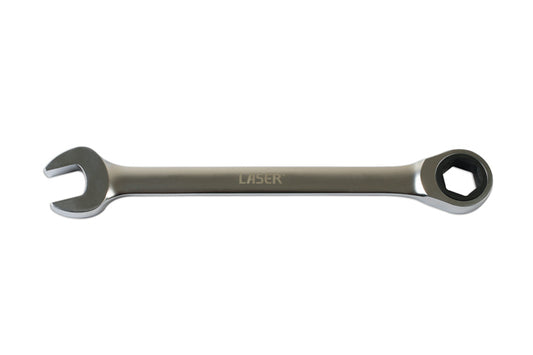 LASER 2684 Ratchet Ring Open-Ended Spanner 19mm Spanner Chrome Vanadium Steel