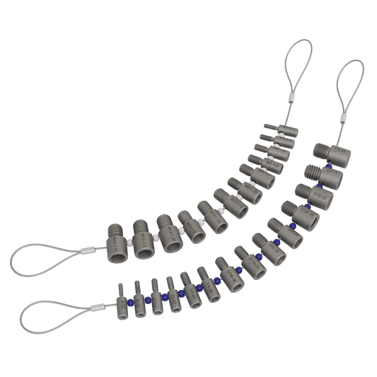 Sealey 26-Piece Thread Checker Nut/Bolt Checker Imperial/Metric AK70NBC