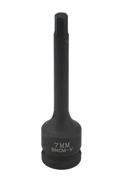 LASER 8232 Socket Wrench Insert 7mm Spanner Chrome-Nickel-Steel External Hexagon