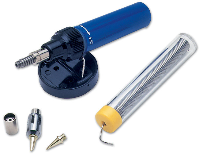 LASER 2696 Portable Gas Soldering Kit Butane Torch Reach 1300 Â°C With Stand