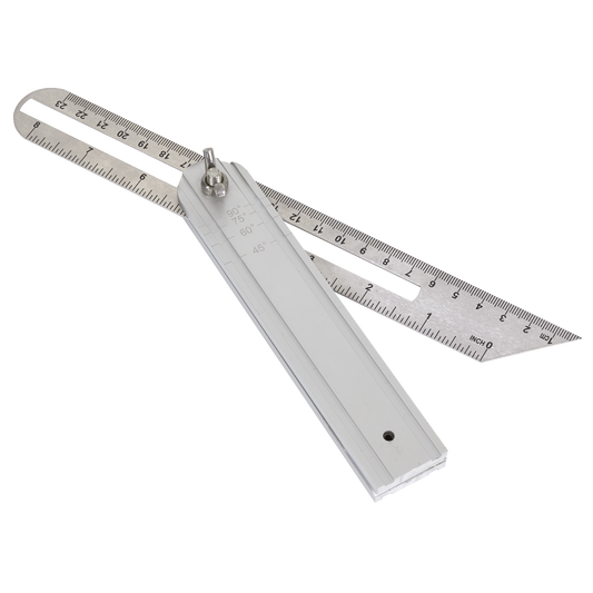 Sealey Adjustable Angle Square Aluminium Handle & Stainless Steel Blade AK7101