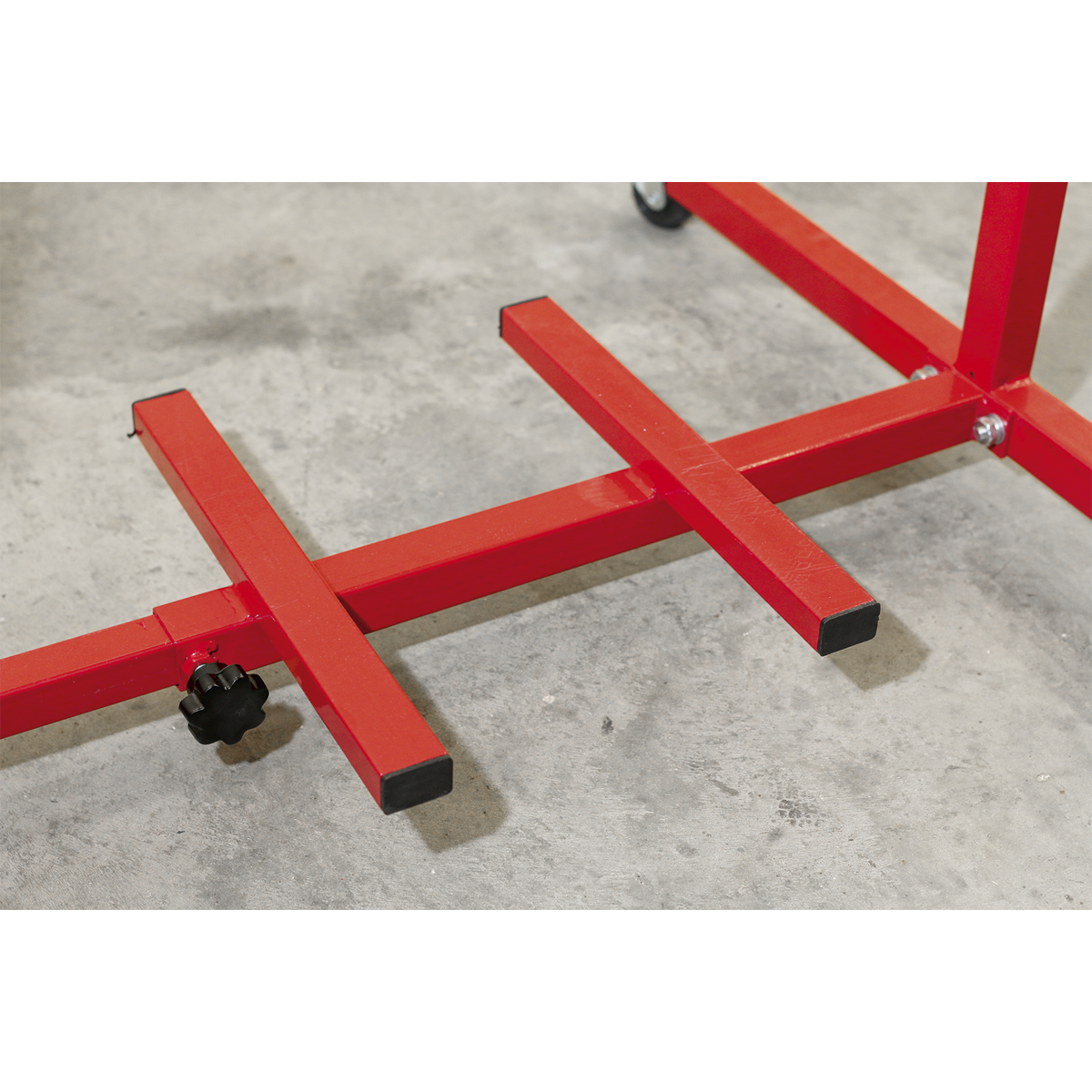 Sealey Engine Rebuild Stand - Multi Cylinder 75kg Capacity - Red/Black MES02
