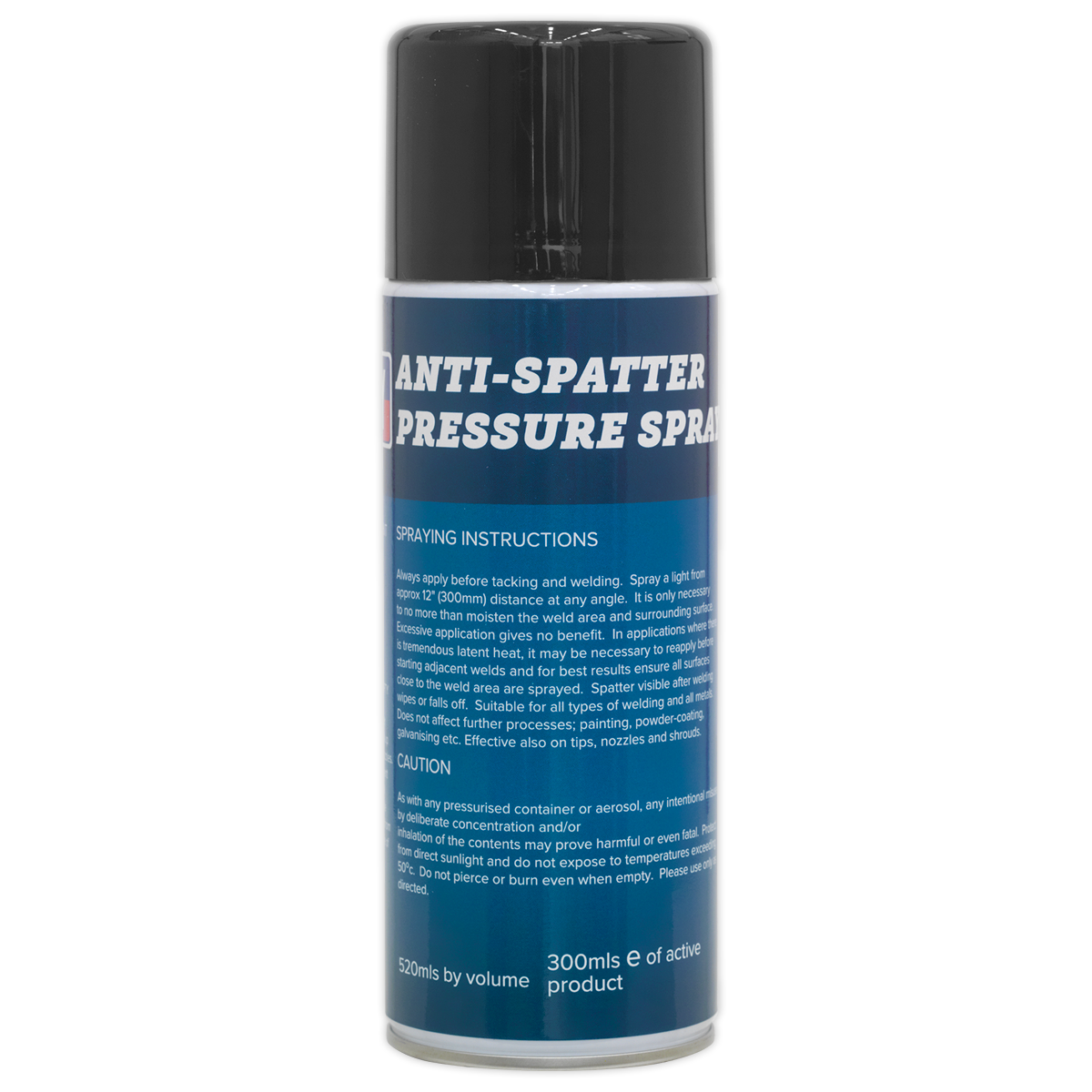 Sealey Anti-Spatter Pressure Spray No Acrid Fumes Non-Toxic 300mL MIG/722308