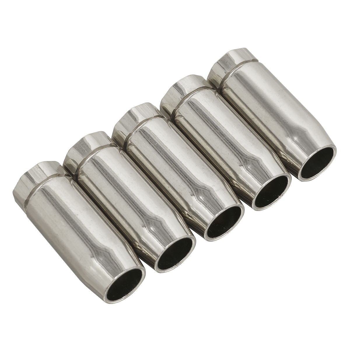 Sealey Conical Nozzle Compatible With MB14 Torches Silver - Pack of 5 Pcs MIG950