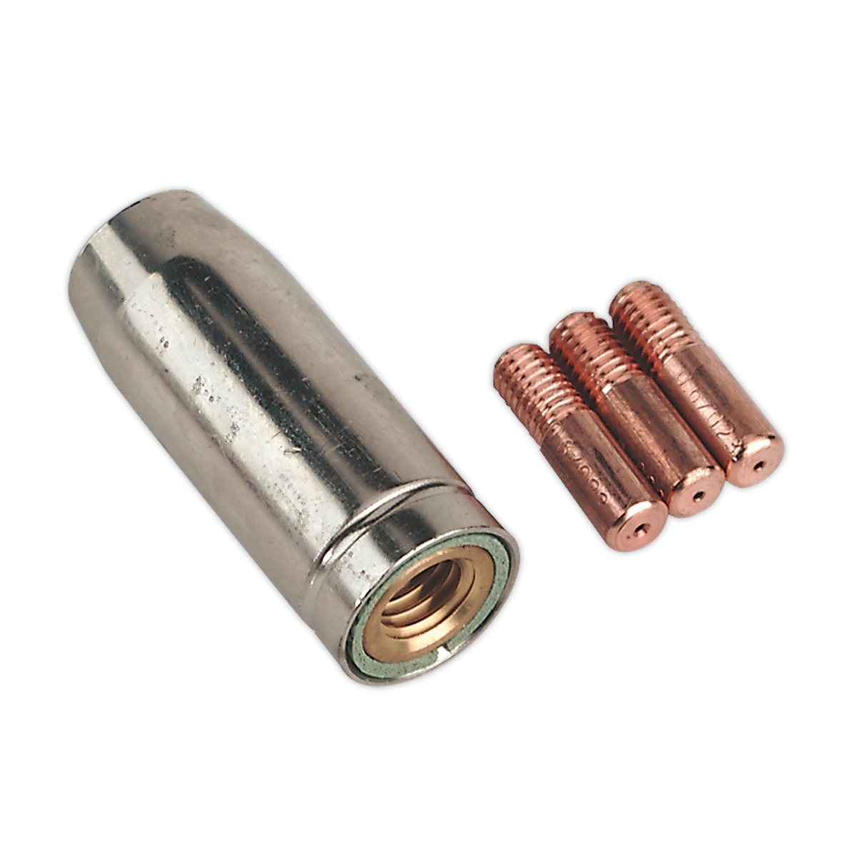 Sealey Conical Nozzle x 1 Contact Tip 0.6mm x 3 Compatible With MB14 MIG953