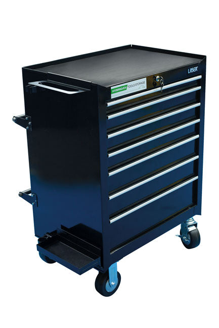 LASER 8248 Hybrid/EV Roller Cabinet 7 Drawer & Brackets Cold Rolled Steel
