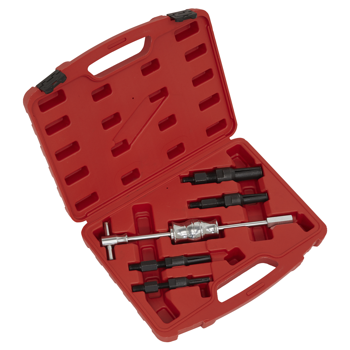 Sealey Blind Bearing Puller Set With Medium Stroke Slide Hammer 5 Pieces AK714