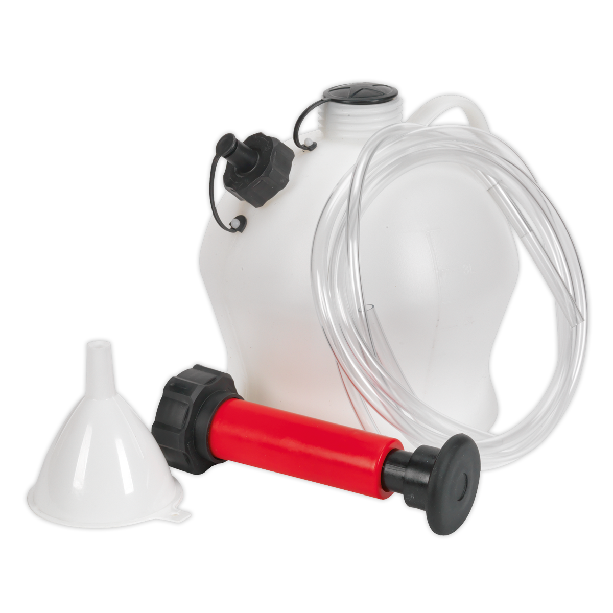 Sealey Manual Vacuum Oil & Fluid Extractor With 2 Suction Probes 4 Litres MS156