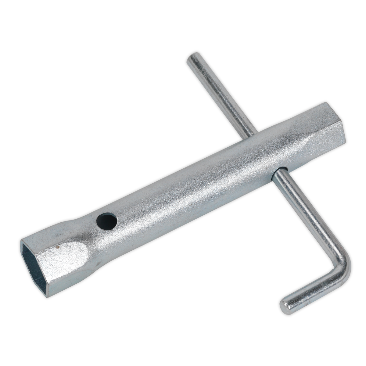 Sealey Double End Long Reach Spark Plug Box Spanner 17/21mm With L-Brace MS158