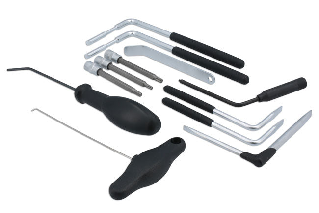 LASER 8265 Airbag Removal Tool Set 12pc EVA Tray Fits BMW VW Mercedes Land Rover