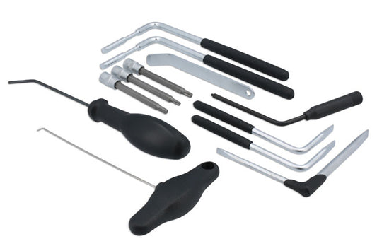 LASER 8265 Airbag Removal Tool Set 12pc EVA Tray Fits BMW VW Mercedes Land Rover