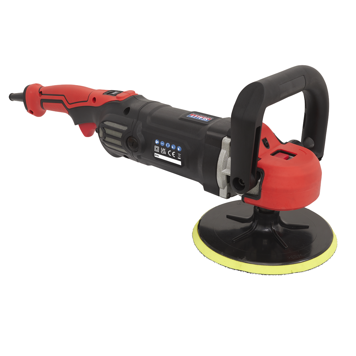 Sealey Ø180mm Variable Speed Sander/Polisher With Spindle Lock 1400W MS925PS
