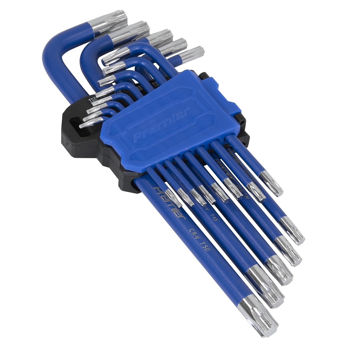 Sealey Premier Long Anti-Slip TRX-Star Key Set Chrome Vanadium 13 Pieces AK71650
