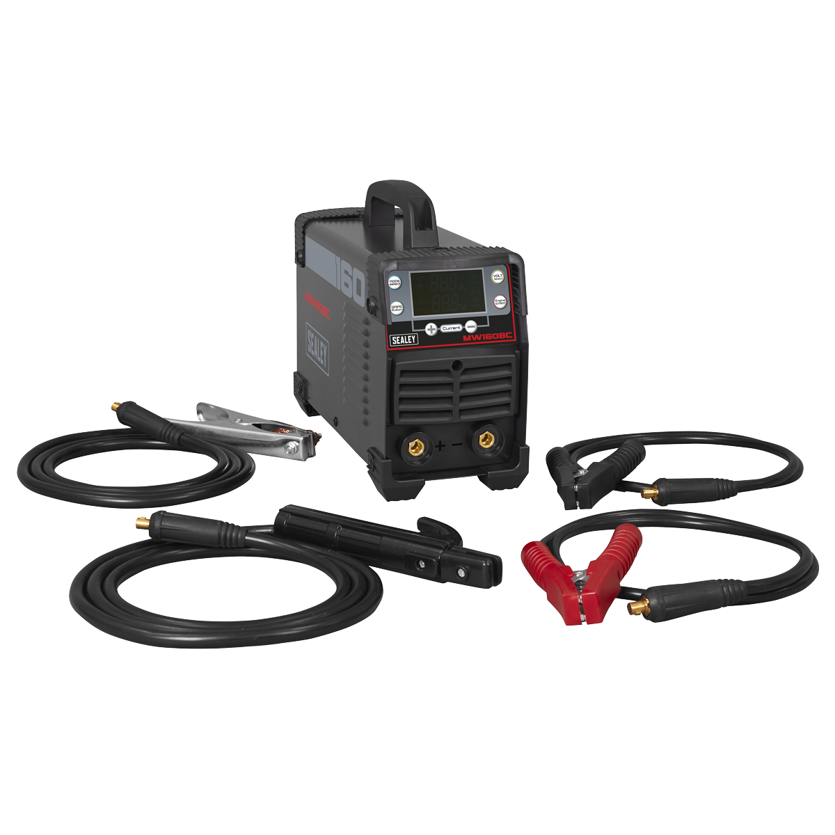 Sealey MMA Inverter Welder & Battery Charger/Starter LED Display 200A MW160BC
