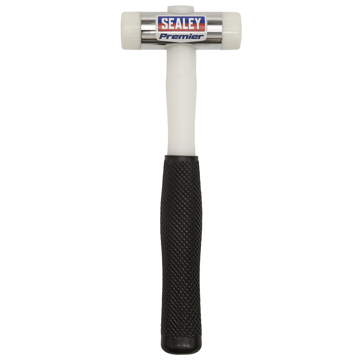 Sealey Durable Nylon Faced Hammer With Chrome Plated Zinc Head 1lb 0.45kg NFH10