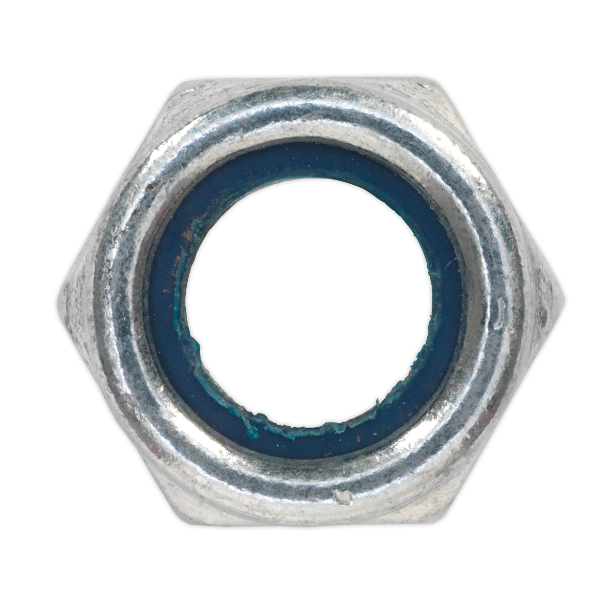 Sealey Nylon Lock Nut M14 Zinc Plated DIN 982 With Bag Pack of 25 Silver NLN14