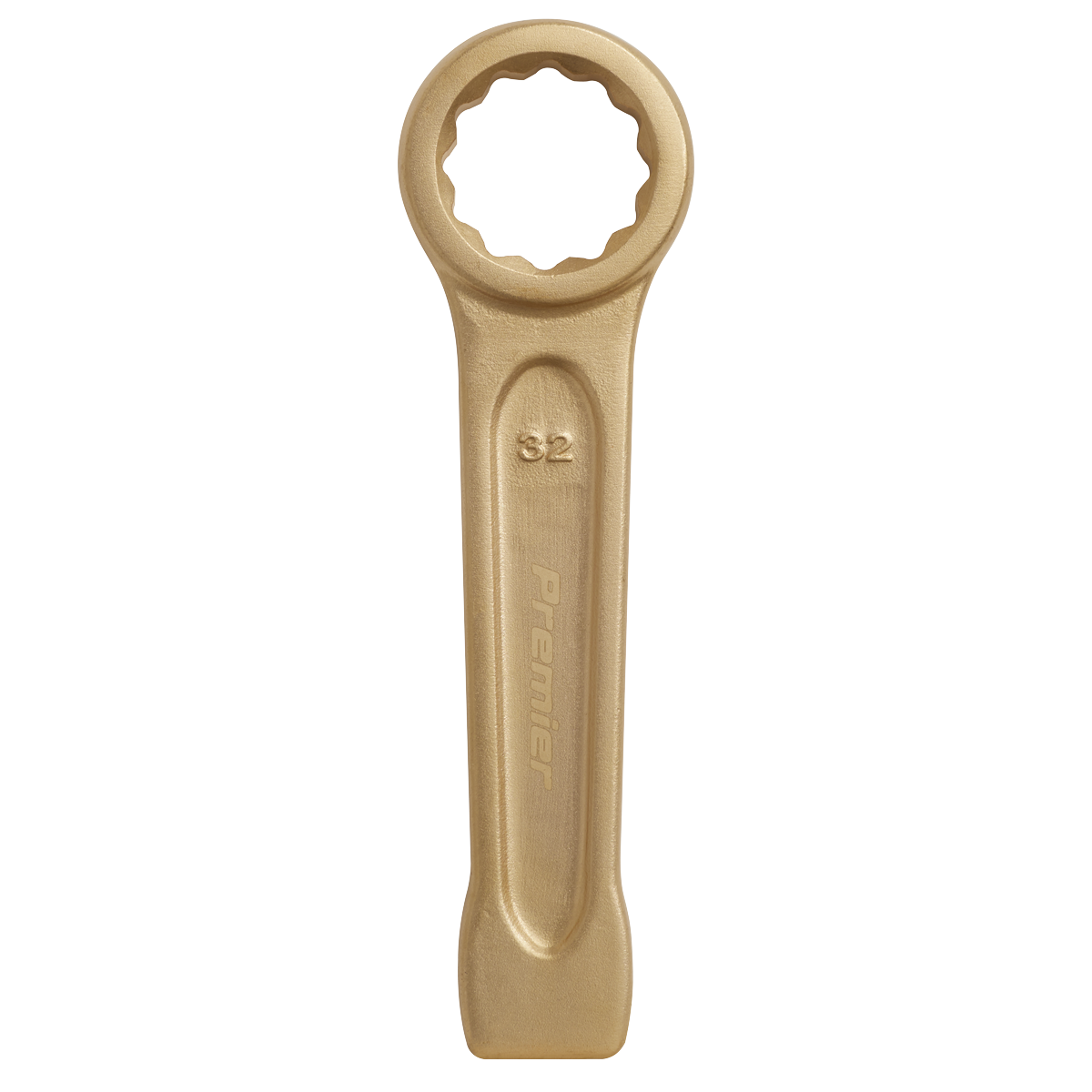 Sealey Slogging Spanner Ring End 32mm Non-Sparking Beryllium Copper Tool NS032