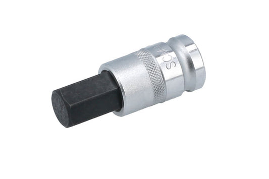 LASER 8289 Screwdriver Bit 16mm Allen Hex Key 1/2" Drive Chrome Vanadium Steel