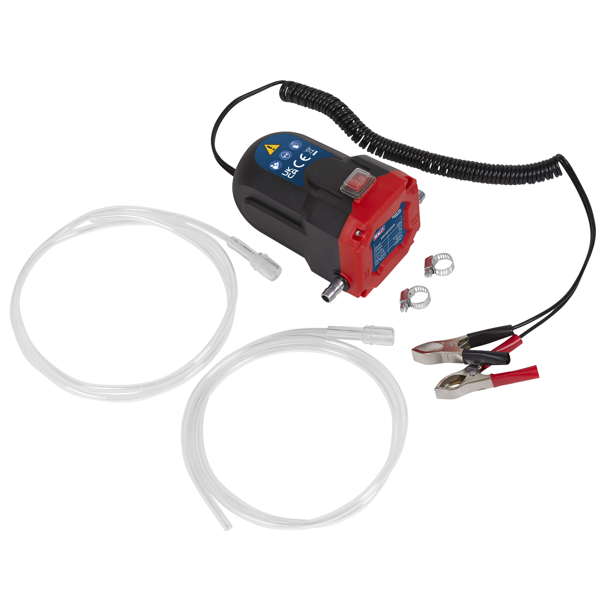 Sealey Oil Transfer Pump 12V Portable + Hoses Accessories NOT For Petrol TP9312