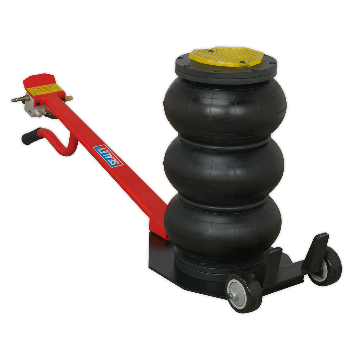 Sealey Premier Air Operated Fast Jack Lift 3 Tonne Three Stage Long Handle PAFJ3