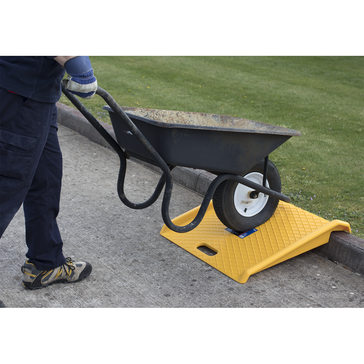 Sealey Portable Access Ramp With Two Carry Handles 450kg Capacity PAR01