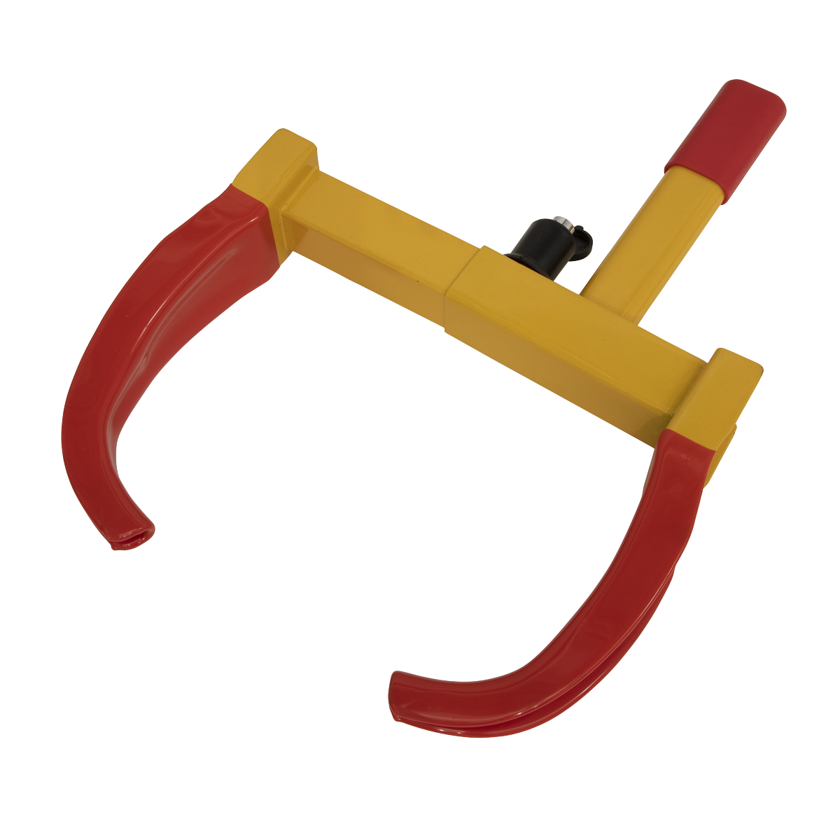 Sealey Claw Car Wheel Clamp With Lock & Key Finished In Yellow & Red PB395