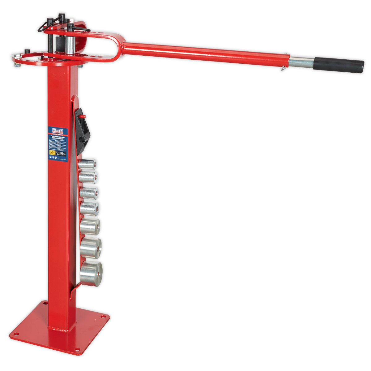 Sealey Metal Bender Floor Mounting 7 Dies 25mm-76mm Diameter Automotive PBF04