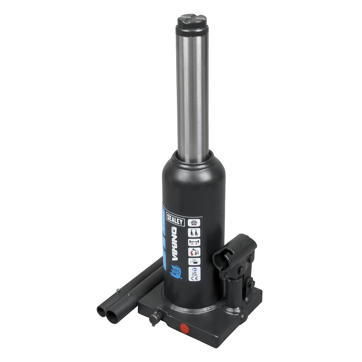 Sealey Bottle Jack Lift 5 Tonne With Overload Valve & 2-Piece Handle PBJ5S